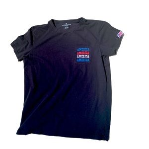 American Eagle Outfitters Mens Tshirt Flag Patriotic Size Large USA America